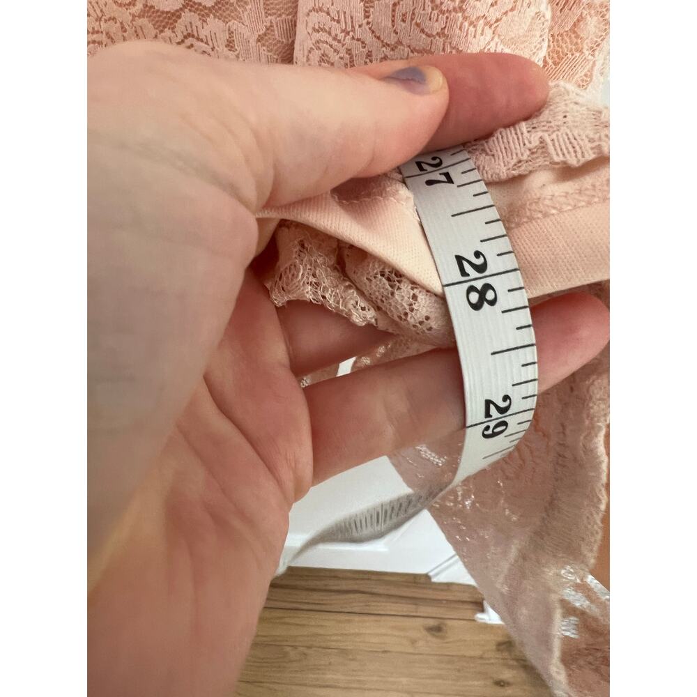 Torrid Goddess Tank Top Light Pink Floral Lace Tank Top Coquette Women's 1 / 1X - Picture 6 of 9